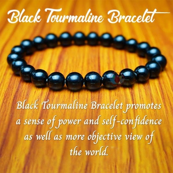 Black Tourmaline Natural Stone Bracelet