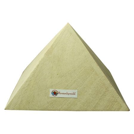 Energized Shriparni -Sriparni Wooden Pyramid (6Inch - Hollow Inside)