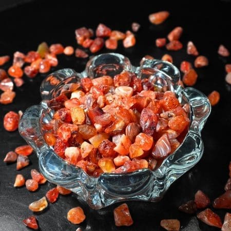 Red Carnelian Polished Chips