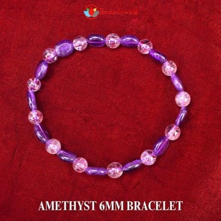 Amethyst 6mm Bracelet