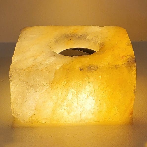 Candle Holder Natural Himalayan Rock Salt Crystal