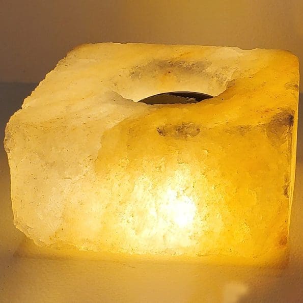 Candle Holder Natural Himalayan Rock Salt Crystal