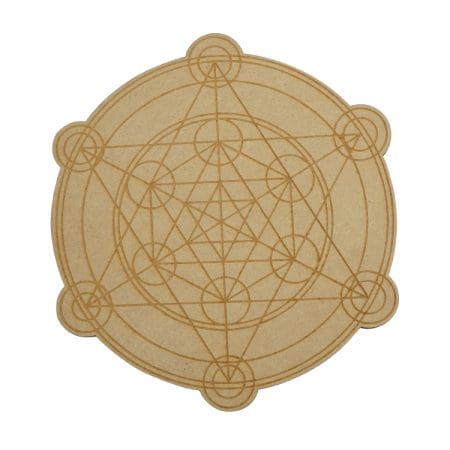 Metatron Cube Plate (10 Inch Approx)