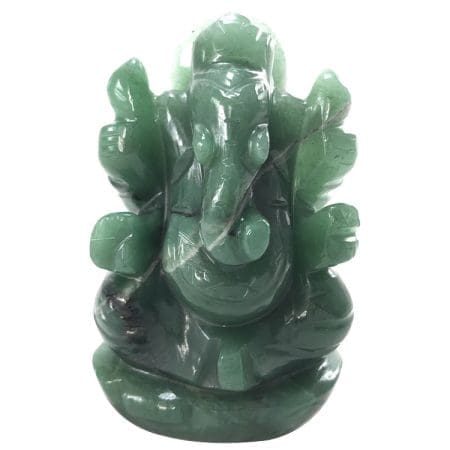 Natural Australian Green Jade Ganesha Statue