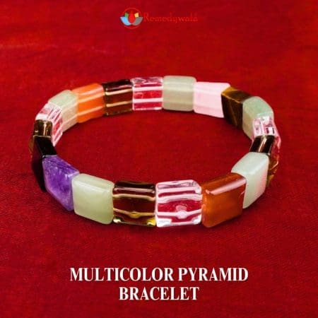 Multicolor Pyramid Bracelet