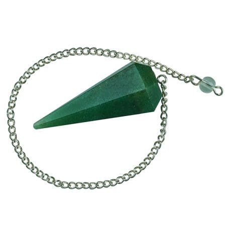 Green Aventurine Crystal Dowsing Pendulum