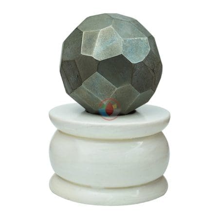Golden Pyrite Sphere Ball (Diamond Cut)