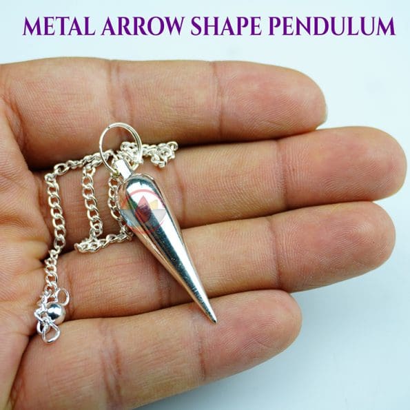 Energized Silver Metal Arrow Shape Pendulum