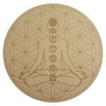 Flower Of Life Chakras Body Plate (12 Inch)