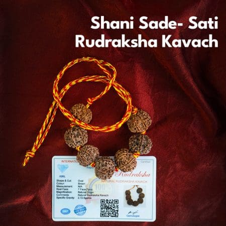 Shani Sade-Sati Rudraksha Kavach