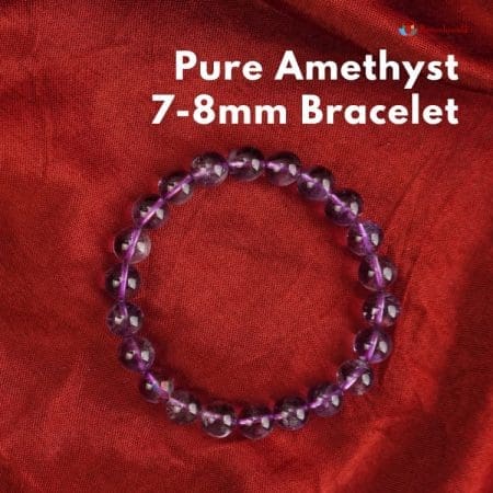 Pure Amethyst 7-8mm Bracelet