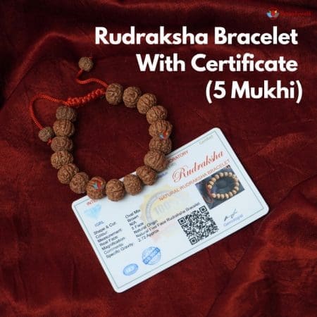 Rudraksha Bracelet With Certificate
