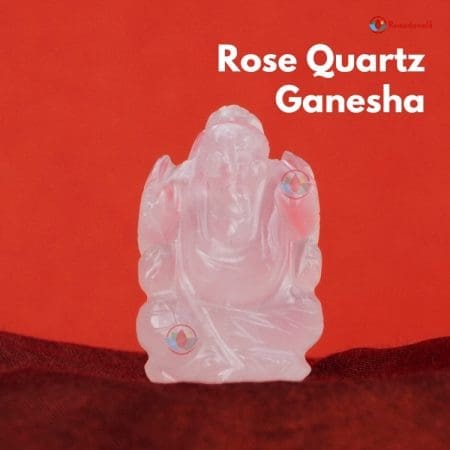 Rose Quartz Ganesha