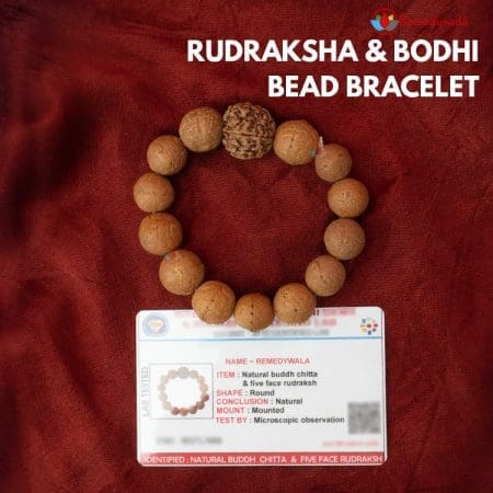 Rudraksha & Bodhi Bead Bracelet