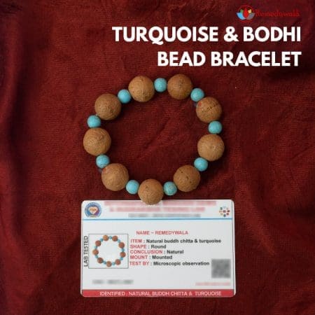 Turquoise & Bodhi Bead Bracelet