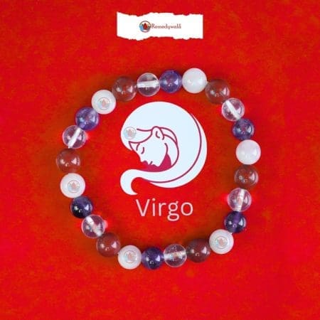 Virgo Zodiac Crystal Bracelet