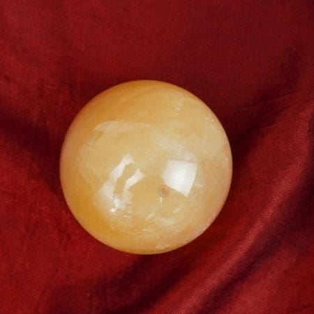 Yellow Calcite Sphere Ball