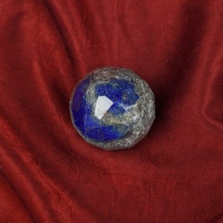 Lapis Lazuli Diamond Cut Sphere Ball