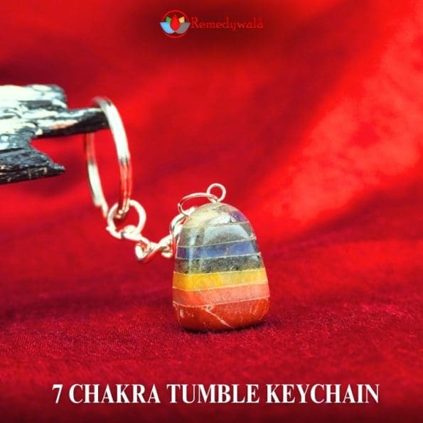 7 Chakra Tumble Key Chain