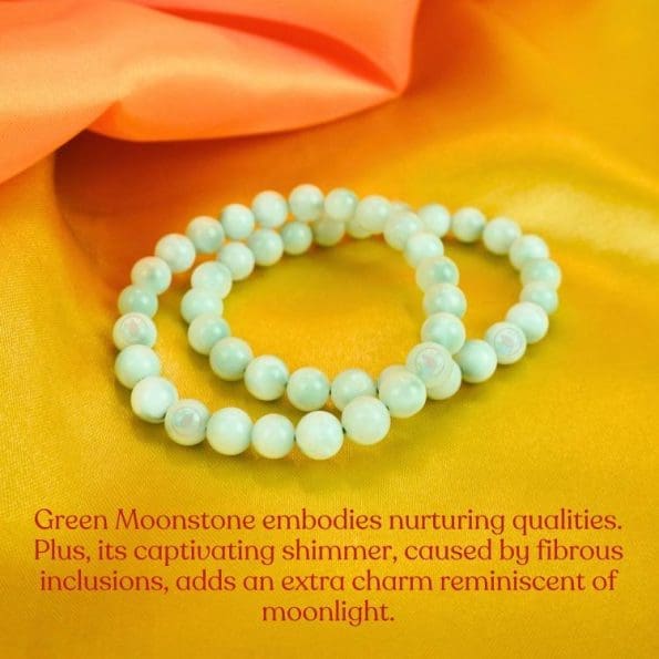 Green Moonstone Bracelet